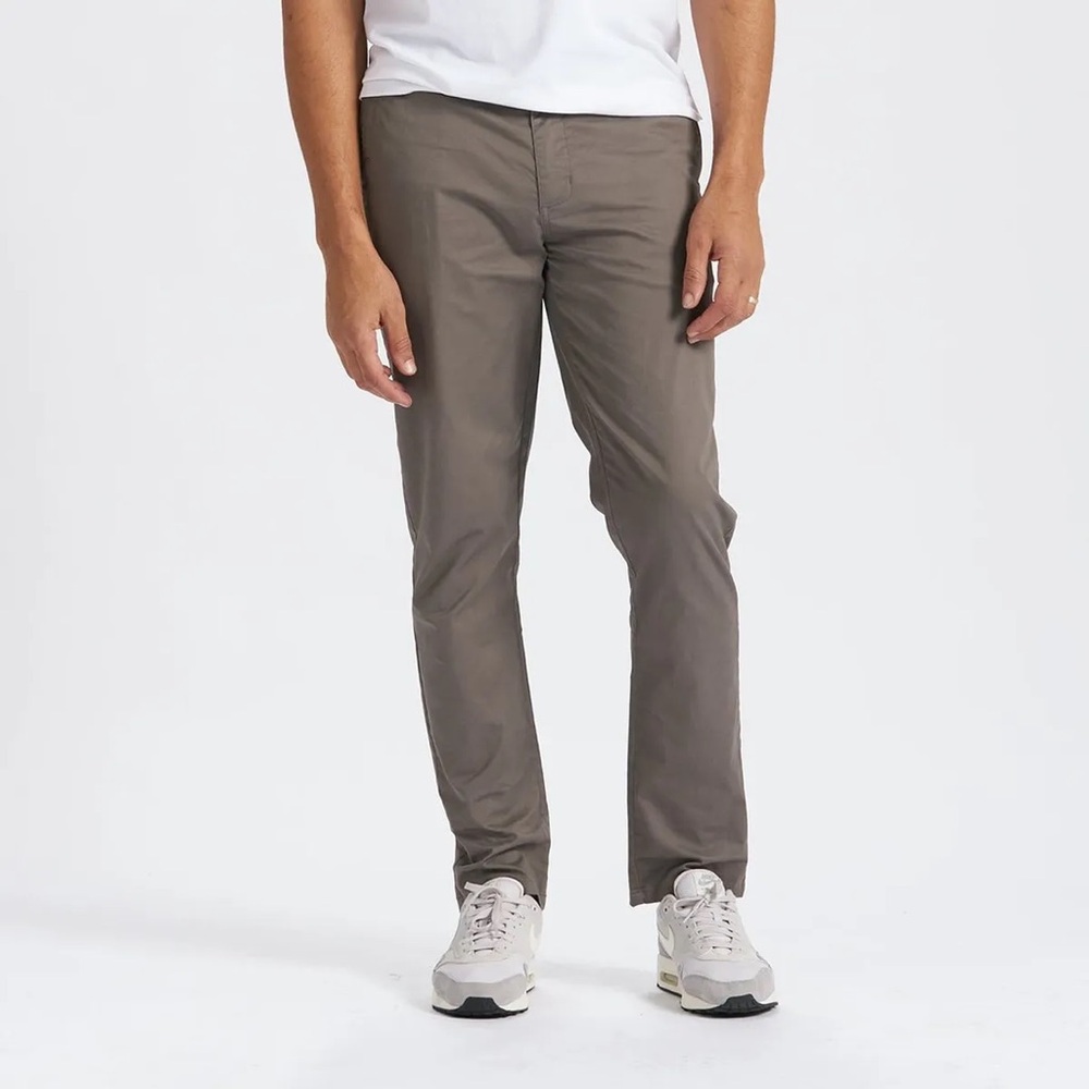 Vuori Collins Chino Pant Khakis in Cocoa Brown Size 34 Waist Cotton Trouser